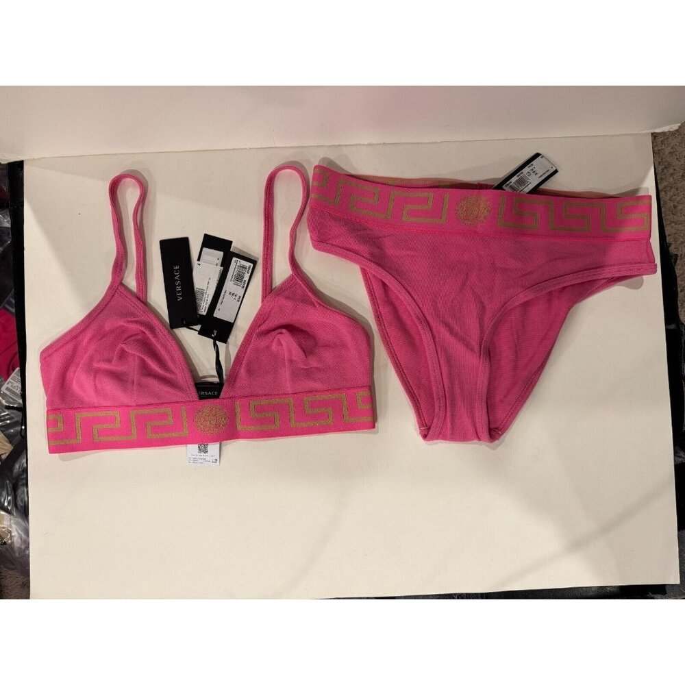 Versace Pink Bikini Set